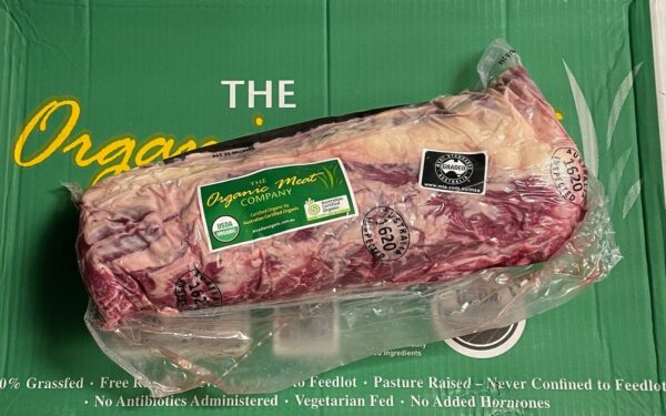 Grass fed ORGANIC scotch fillet whole cube roll home delivered sydney 2