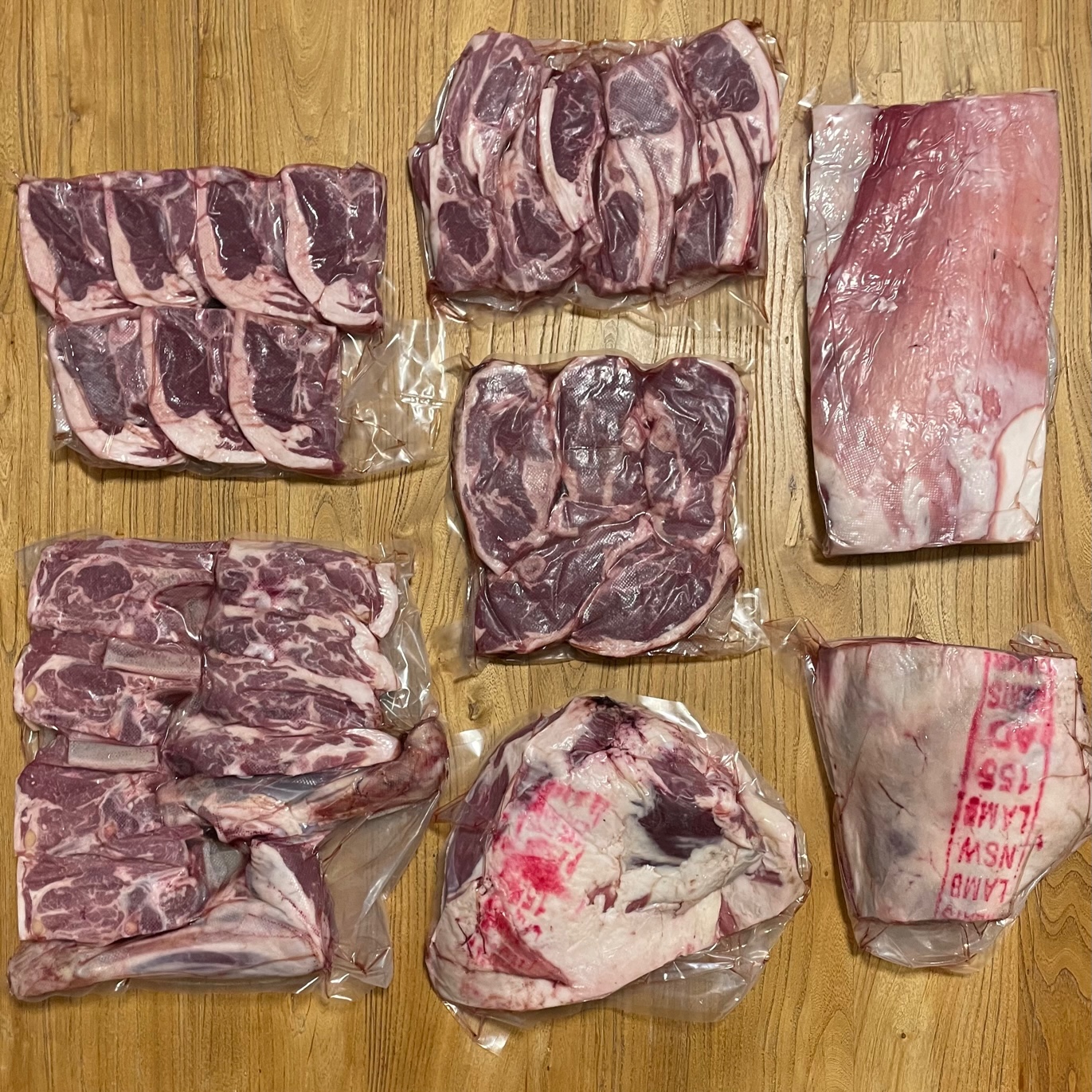 grass fed free range lamb wet aged pack home delivery sydney