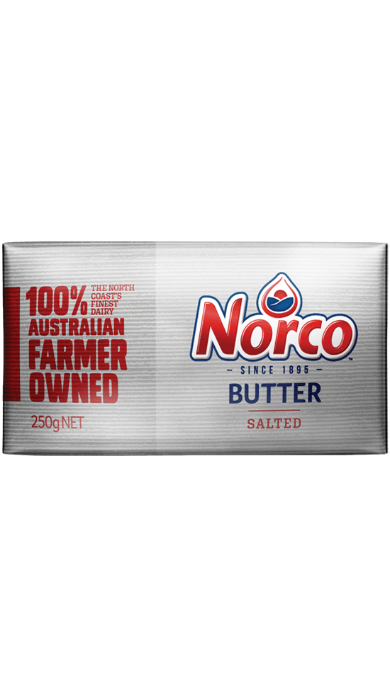 Norco SALTED Butter 250g - Home Delivery Sydney