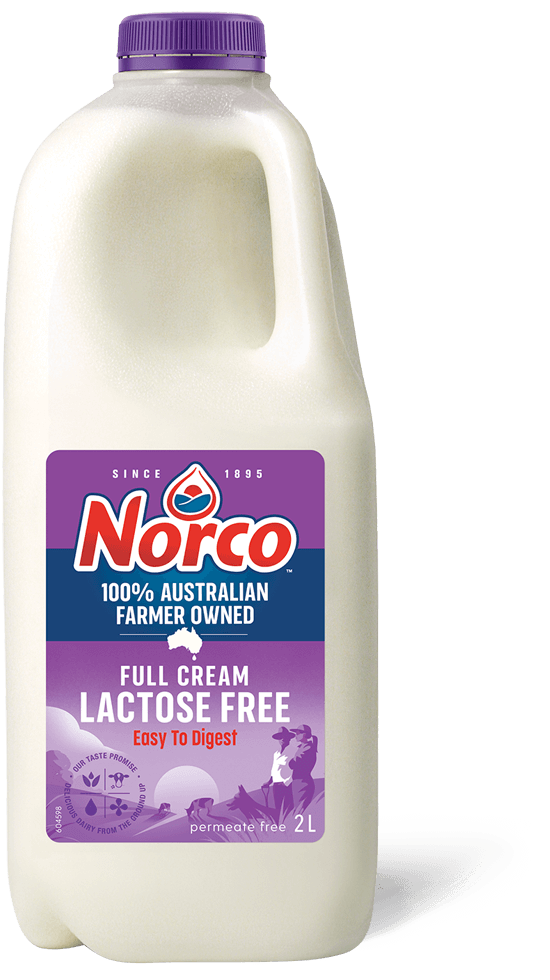 Norco Lactose Free Full Cream Milk 2L Home Delivery Sydney