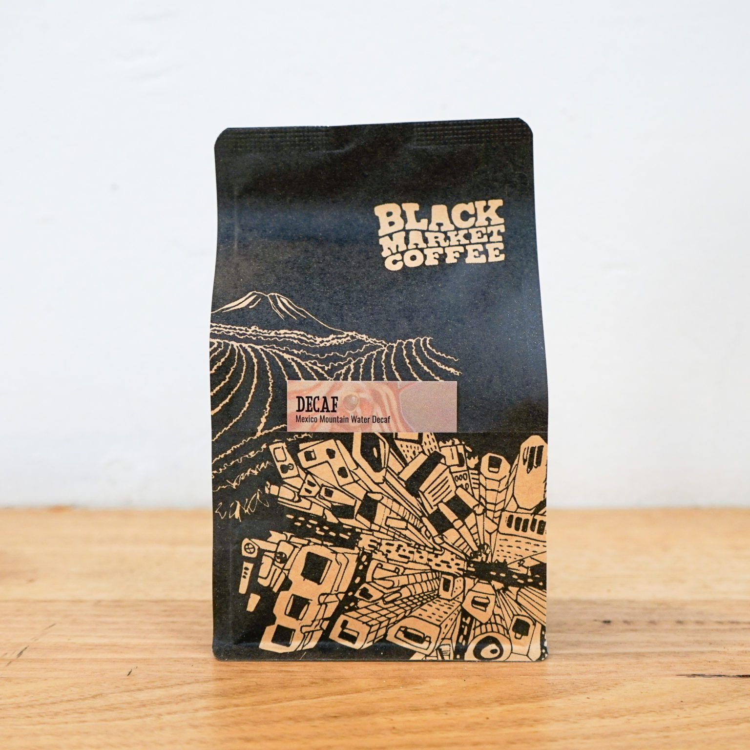 Fresh Roasted Decaf 1kg Beans - Black Market Coffee